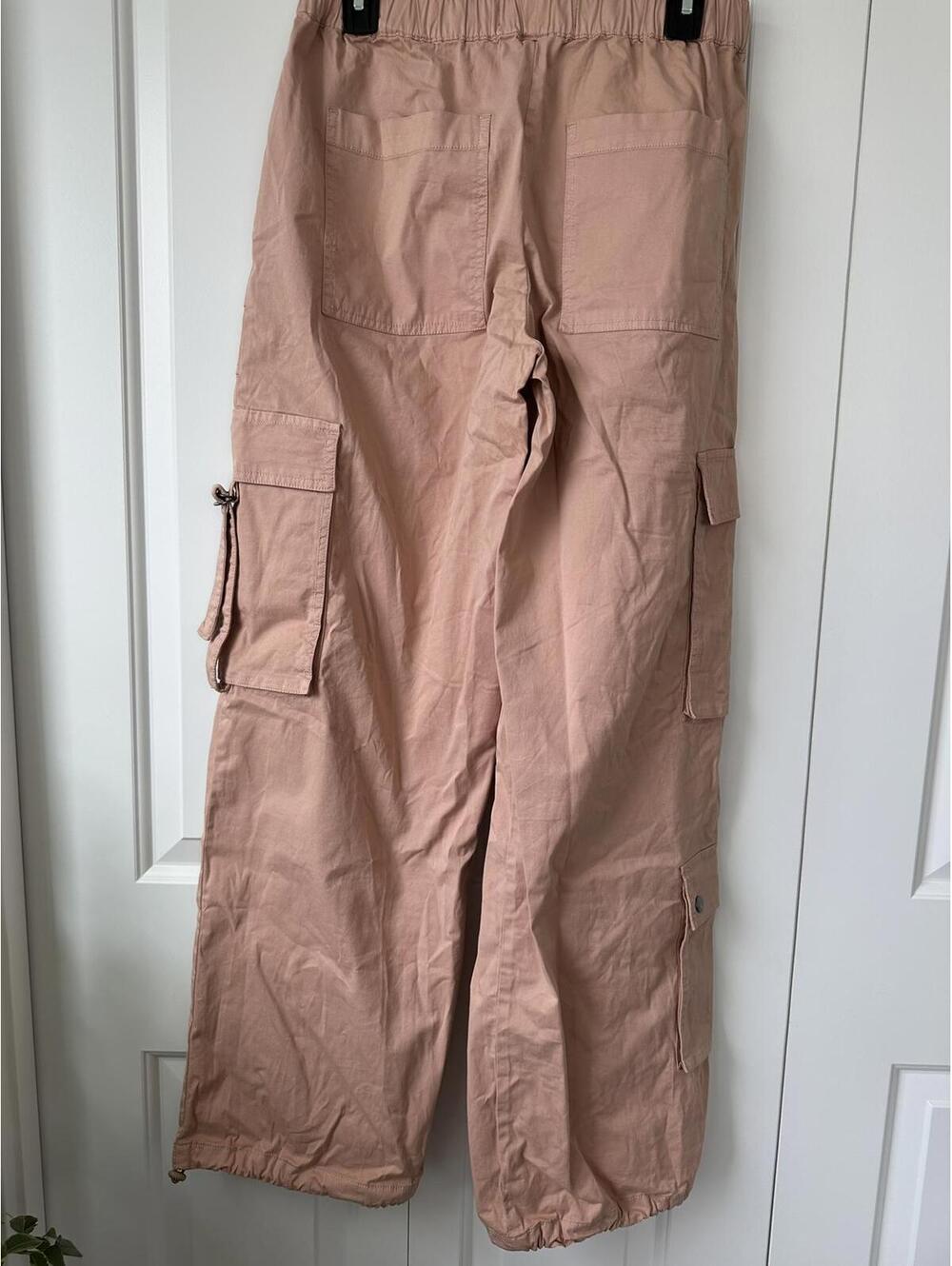 Sanctuary Cargo Parachute Pants NWT Bare Nude Medium - Picture 6 of 8